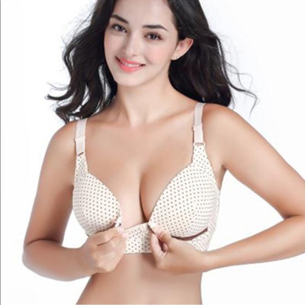 Nursing Polka Dot Maternity Bra Size Small